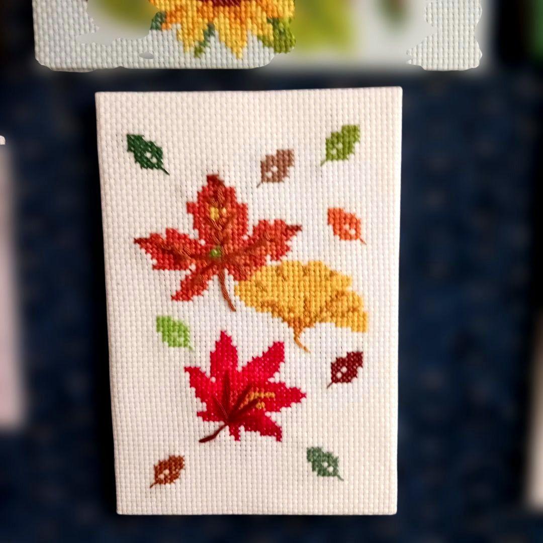 桜　さくら　七福神　他　12点セット　刺繍　フレーム無し　クロスステッチ　完成品