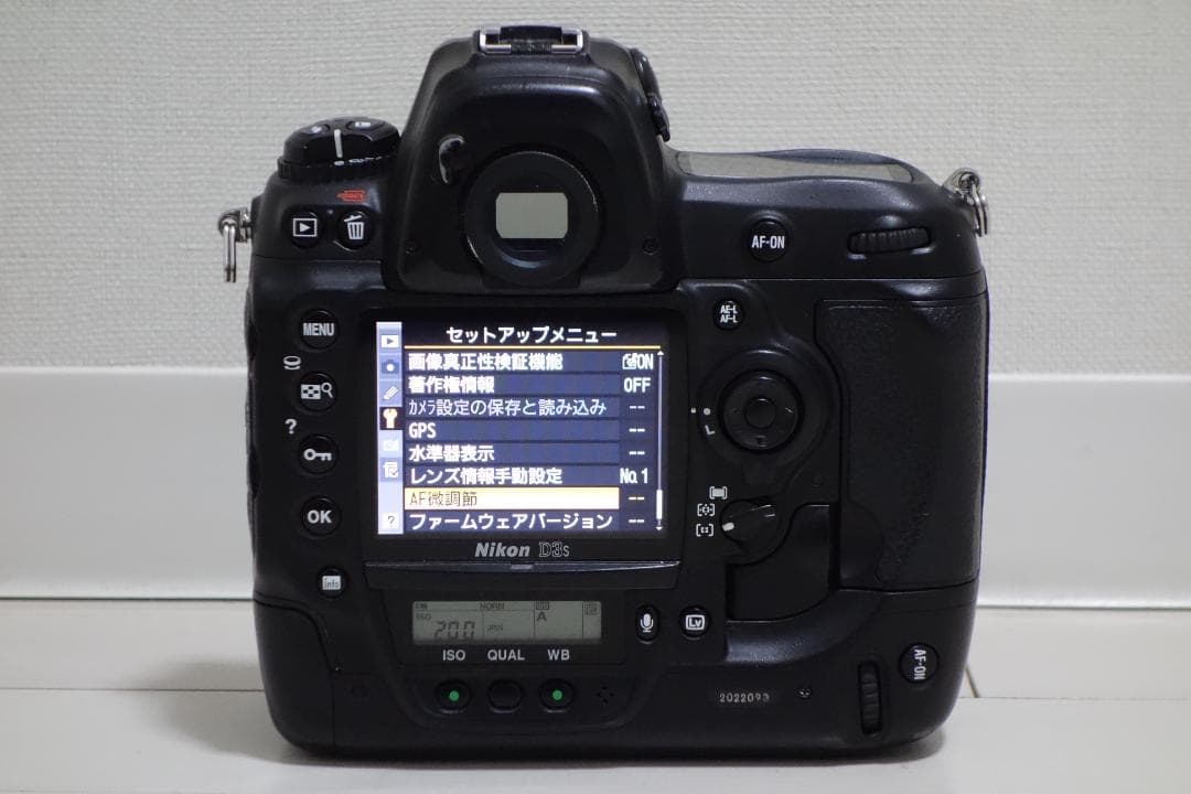 プロ用 フルサイズ デジタル一眼レフカメラ D3S Nikon ニコン