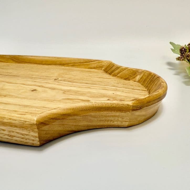 【新品】cogu 小具 木製 栗 トレイ プレート Lサイズ お盆 食器 皿