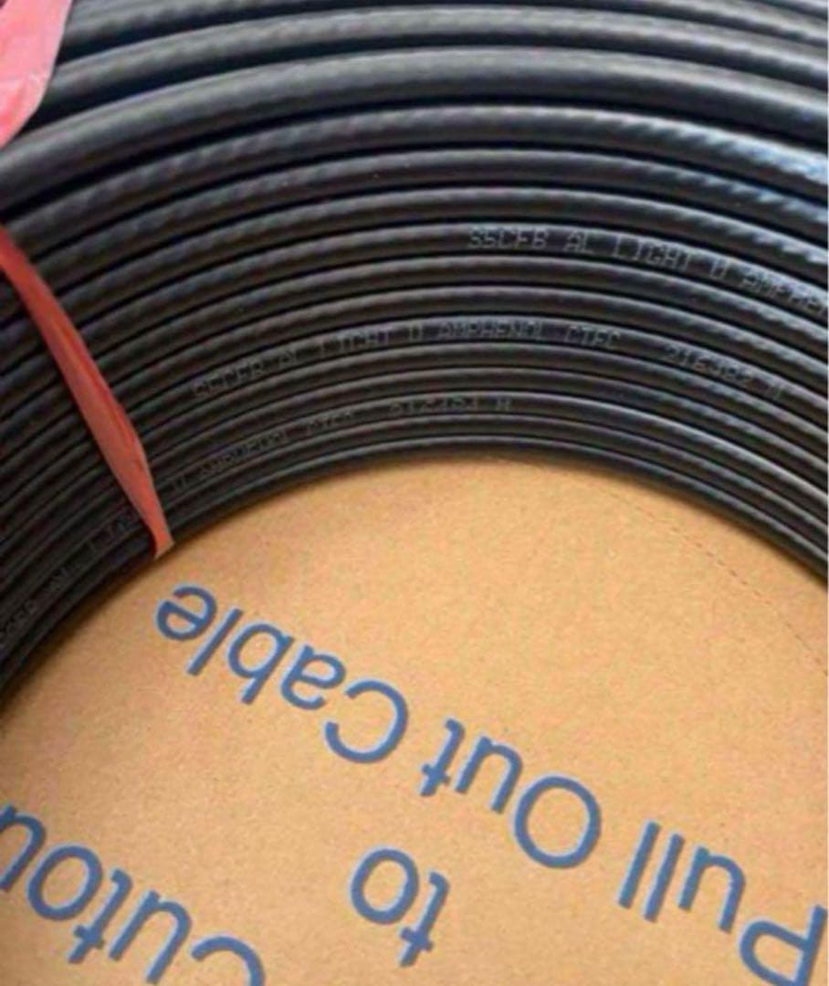 S5CFB同軸ケーブル衛星放送受信用同軸ケーブル100メートル✖️2ブラック色