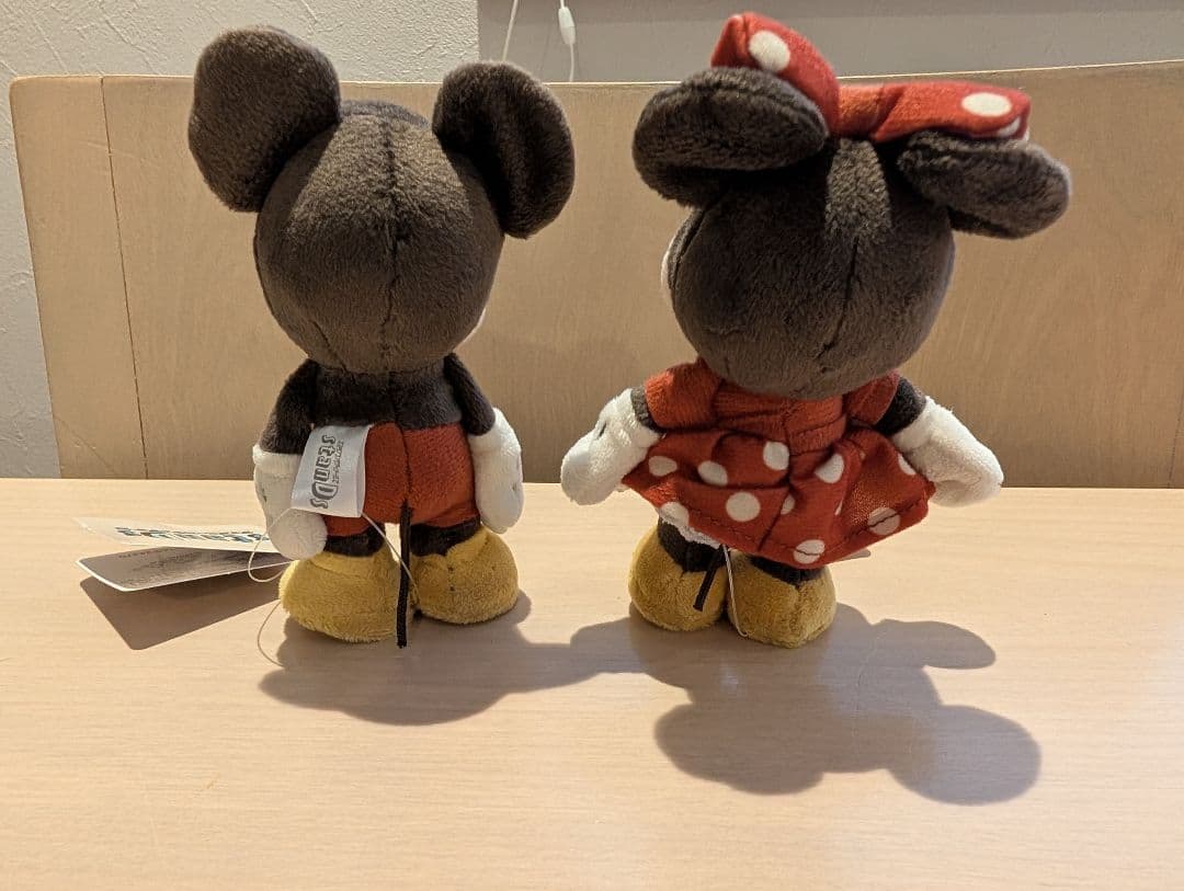 新品タグ付き　ディズニー　スタンディーズ　ミッキー　ミニー　ぬいぐるみ