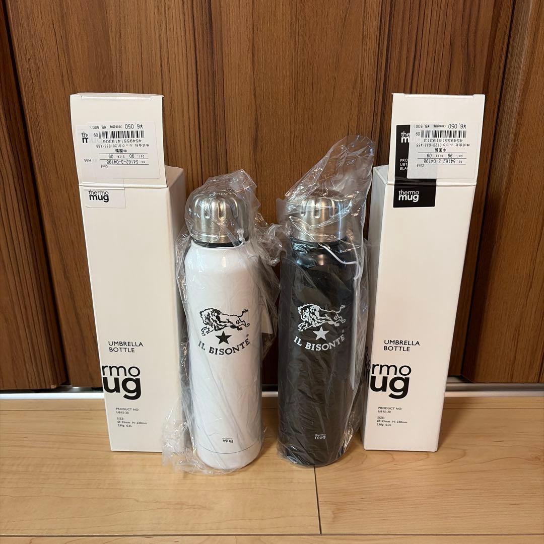 新品IL BISNOTEサーモマグ水筒ステンレスボトル２本300ml¥12100