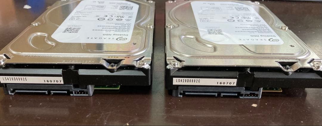 Seagate ST4000DM000 4TBx2台セット