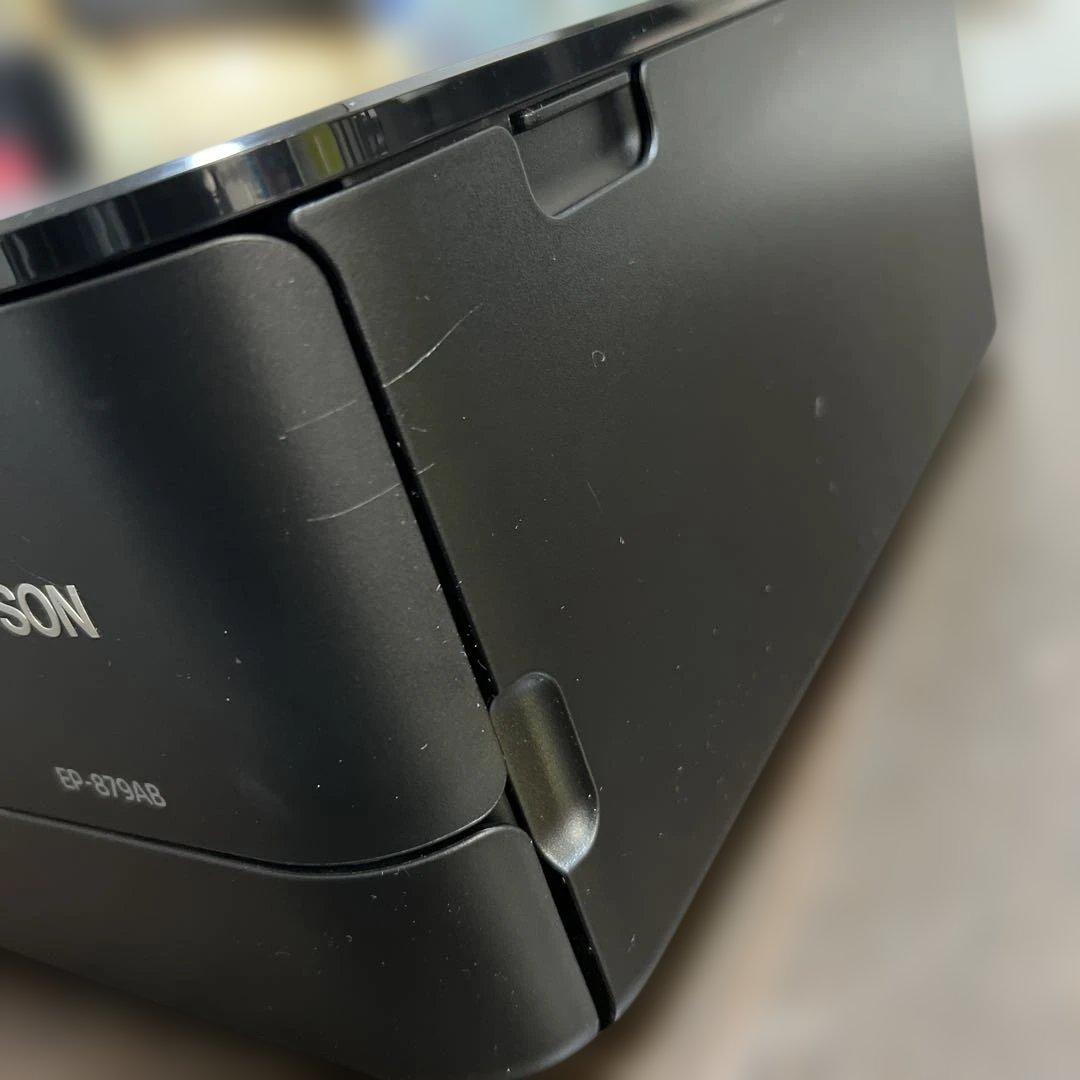 EPSON（エプソン）カラリオ インクジェット複合機 EP-879AB（ブラック