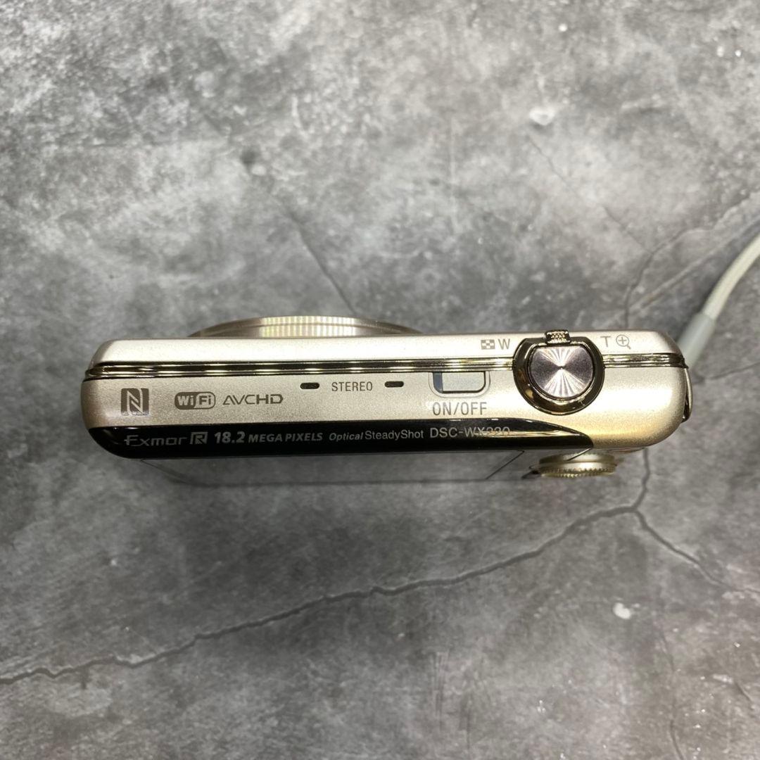 I108 現状品 SONY ソニー DSC-WX220 ゴールド デジタルカメラ