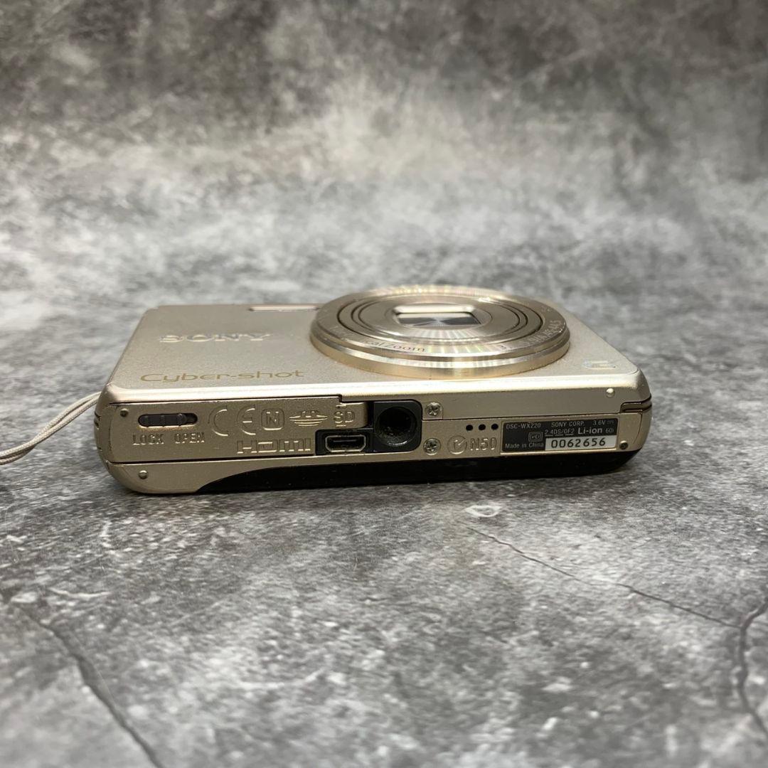 I108 現状品 SONY ソニー DSC-WX220 ゴールド デジタルカメラ