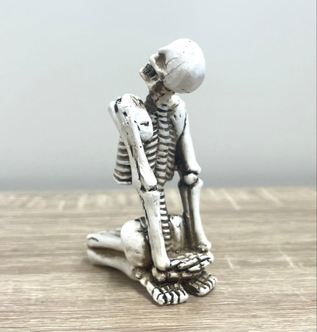 【5体】どくろ スカル 置物 置き物 髑髏 骸骨 ガイコツ インテリア オブジェ