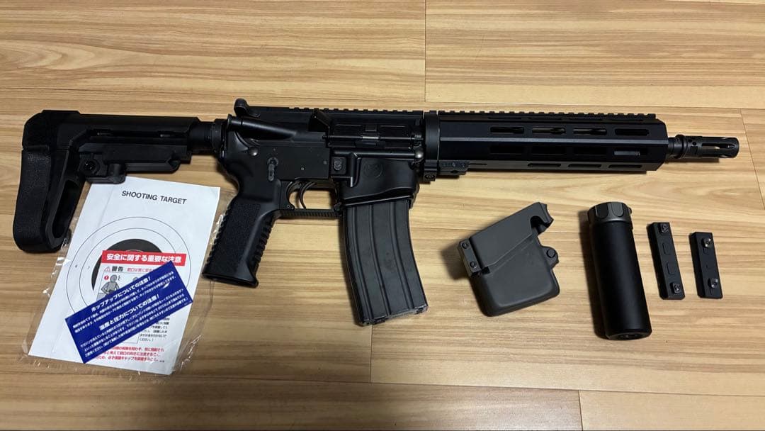 東京マルイ M4 MWS QDハンドガードカスタム　付属品・カスタムパーツ多数