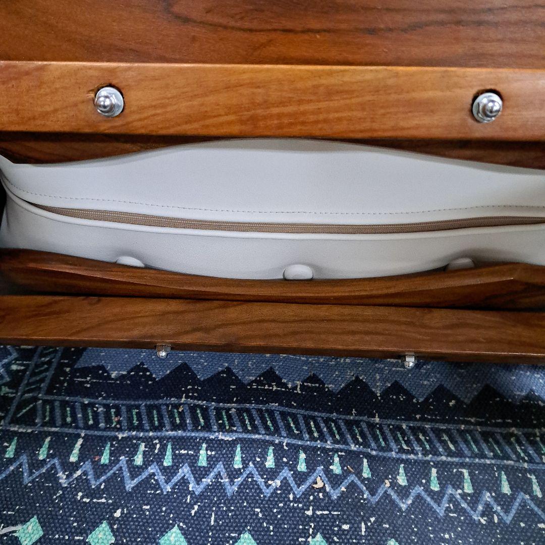 ♡アンティーク　象嵌 　金彩 オットマン チェア スツール 鞍型 白♡