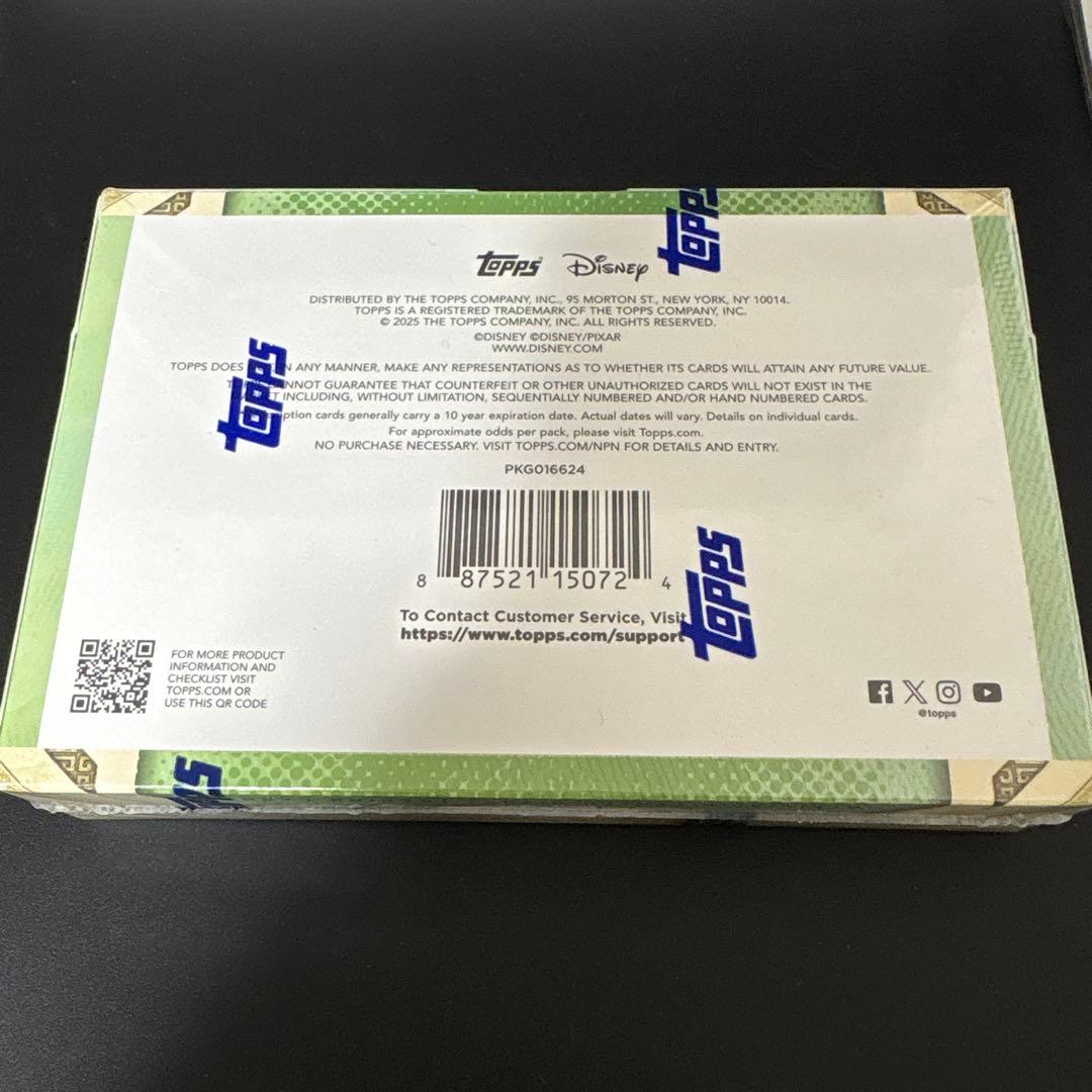 【未開封】2025 Topps Disney Mint Hobby Box