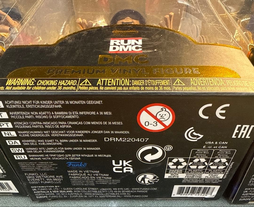 【正規品 未開封】RUN DMC ファンコ Gold Premium 3体セット
