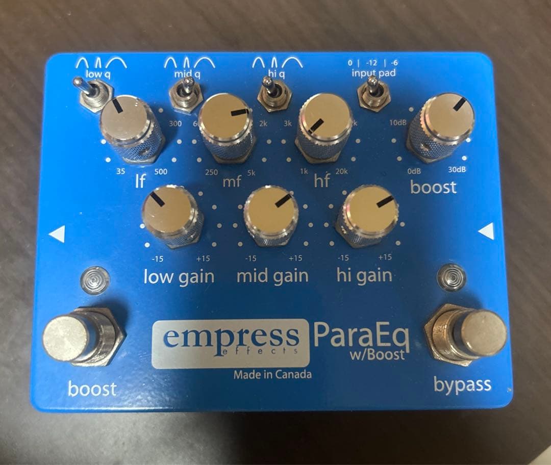 Empress ParaEq w/Boost パラメトリックイコライザー