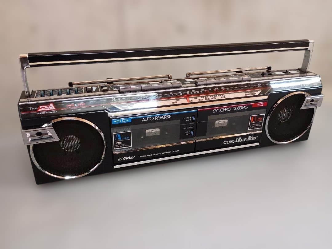 Victor STEREO Ultra Wave ラジカセ　RC-W70