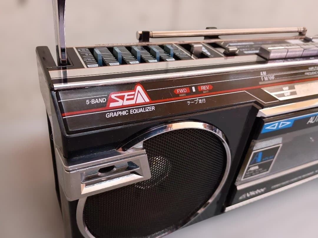 Victor STEREO Ultra Wave ラジカセ　RC-W70
