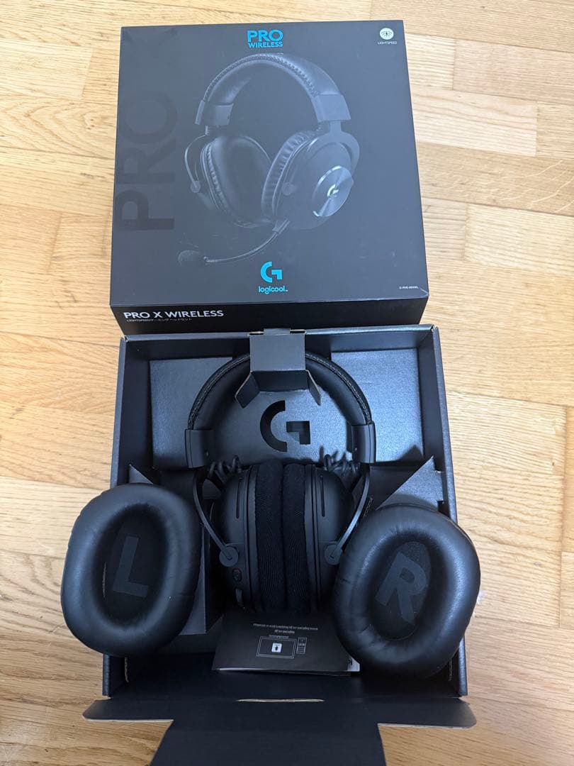 美品logicool PRO X WIRELESS ゲーミングヘッドセット