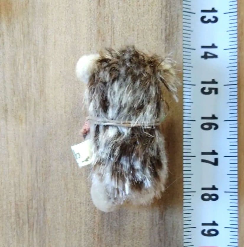 美品）ハリネズミ1　ステッチ様創作人形