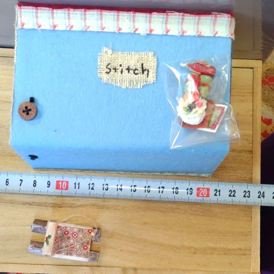 美品）ハリネズミ1　ステッチ様創作人形