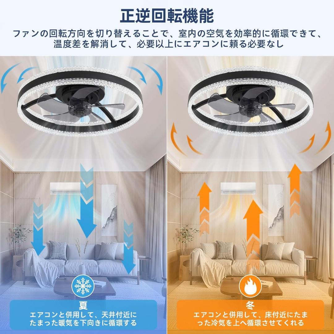 美品　シーリングファンライト サーキュレーター付き　 50cm