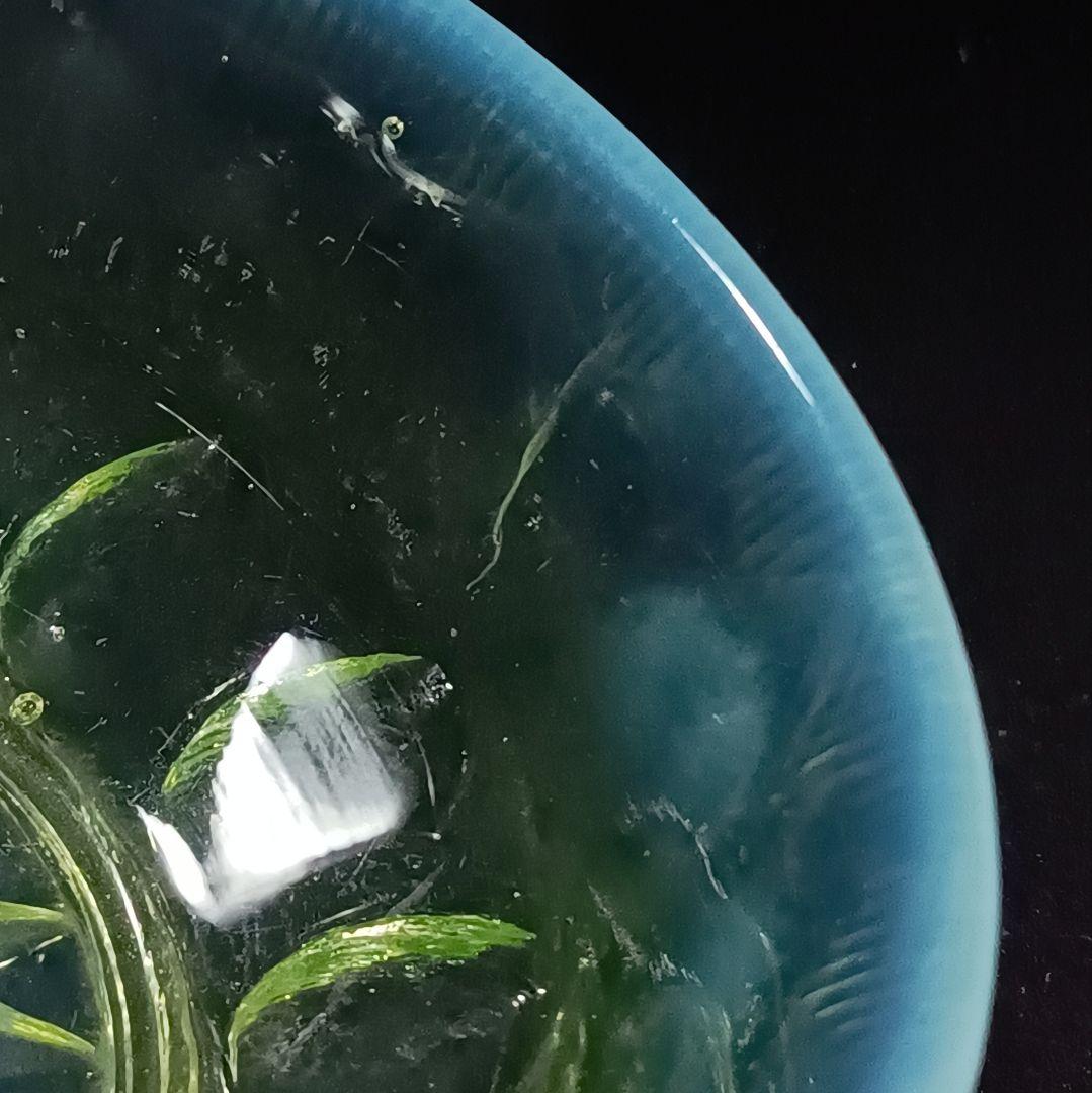 【希少】時代ガラス プレスガラス ウランガラス　オパールセントガラス 昭和レトロ