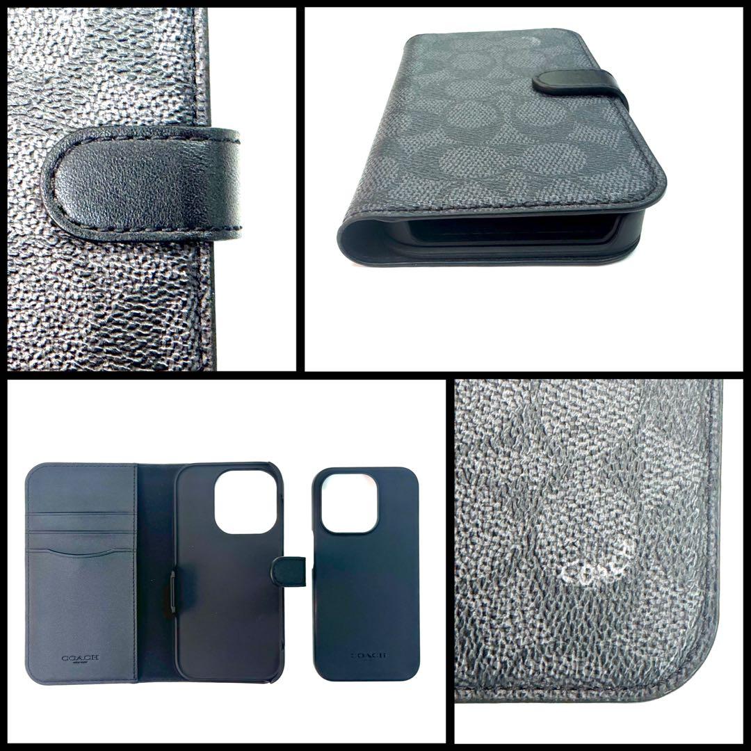 COACH(コーチ)iPhone 15pro 手帳型 スマホケース