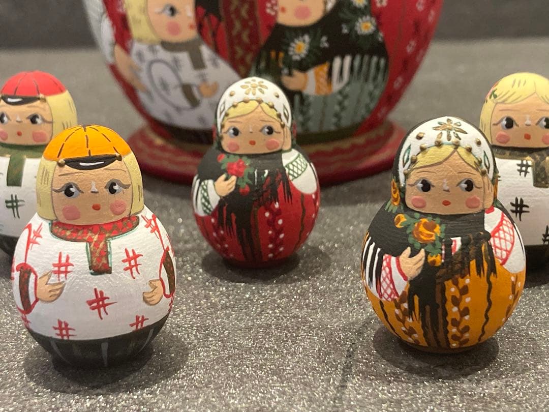 【新品・未使用】ロシア作家　マトリョーシカ　オルガ　ミッチナ