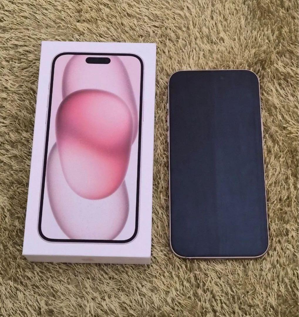 Apple iPhone 15 256GB 人気のピンク 本体 超美品！