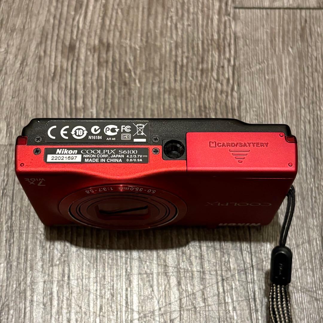 【美品】Nikon COOLPIX S6100 コンパクトデジタルカメラ