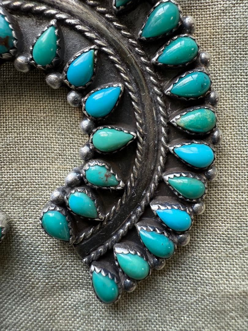 ◯ネイティブ・アメリカン、ターコイズネックレス