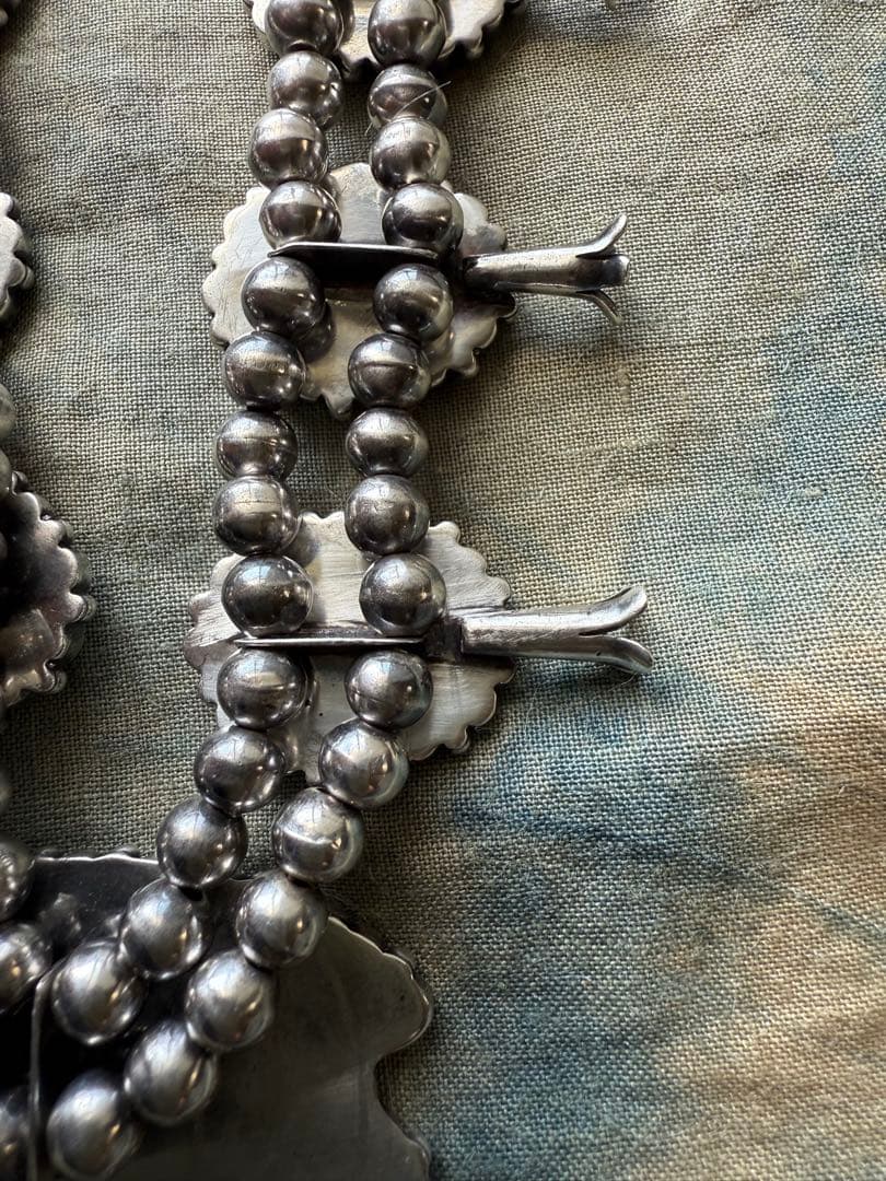 ◯ネイティブ・アメリカン、ターコイズネックレス