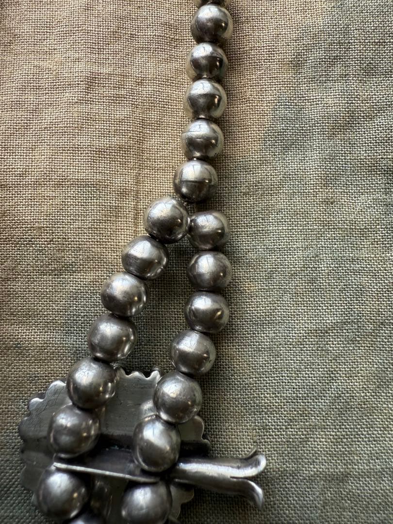 ◯ネイティブ・アメリカン、ターコイズネックレス