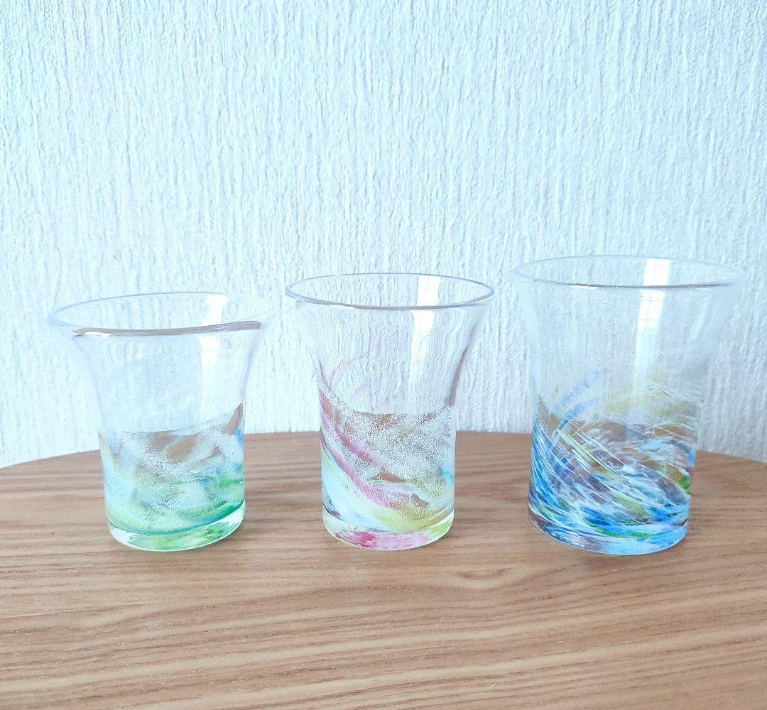 琉球ガラス　匠工房　グラス　8つセット