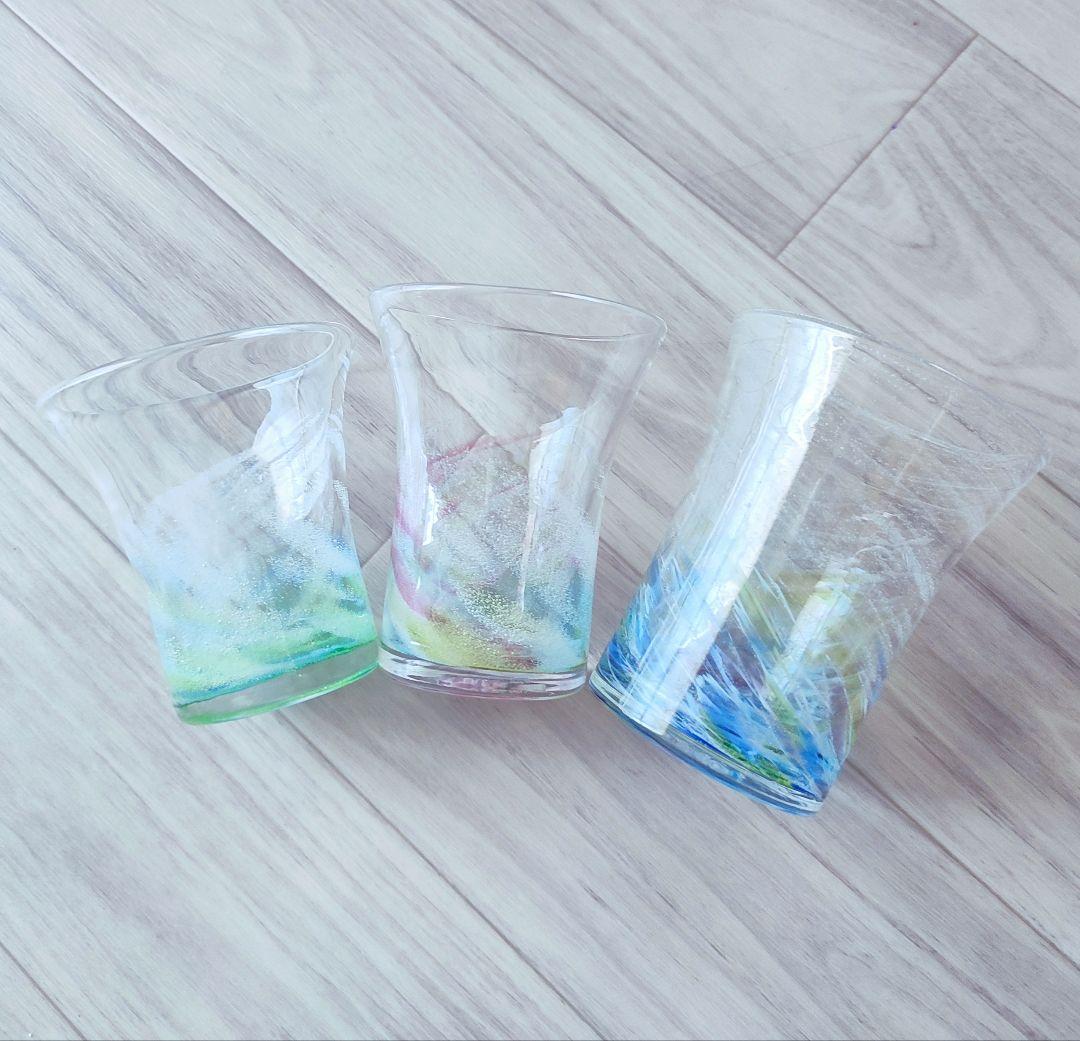琉球ガラス　匠工房　グラス　8つセット
