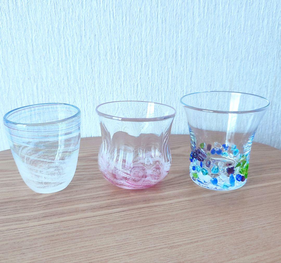 琉球ガラス　匠工房　グラス　8つセット