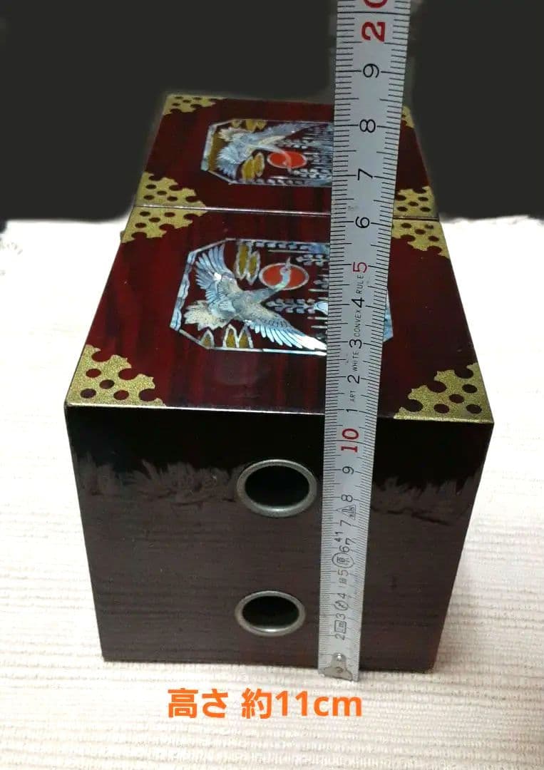 螺鈿細工 小物入れ 漆塗り 骨董品 昭和レトロ アンティーク ヴィンテージ レア