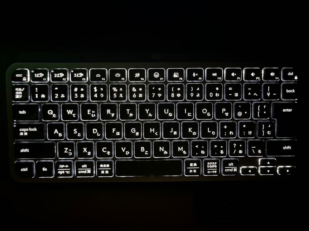logi MX KEYS MINI バックライト付きキーボード