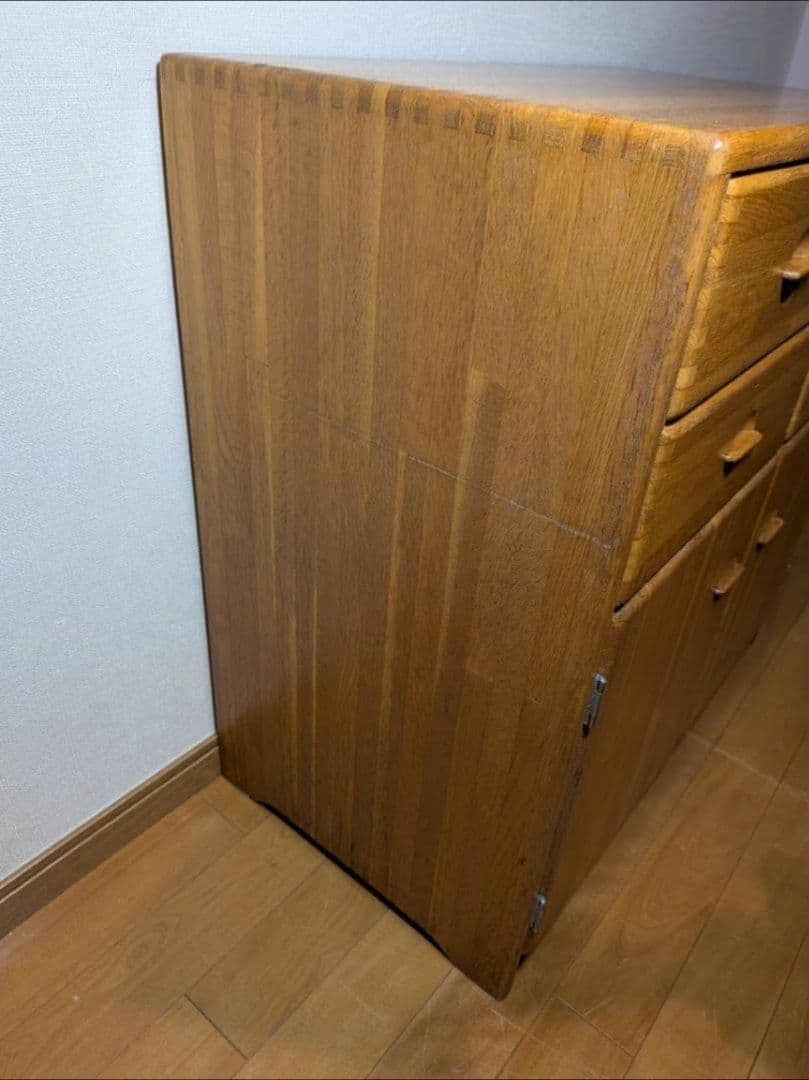 《送料込》ナジコ 80年代 ヴィンテージキャビネット 木製棚 北欧レトロ家具