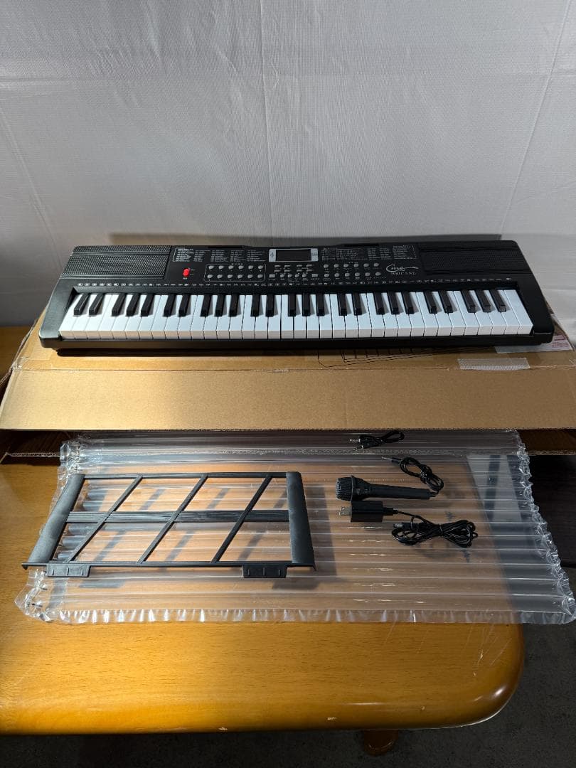 Hricane キーボード ピアノ 電子ピアノ 61鍵盤 200種類音色 200