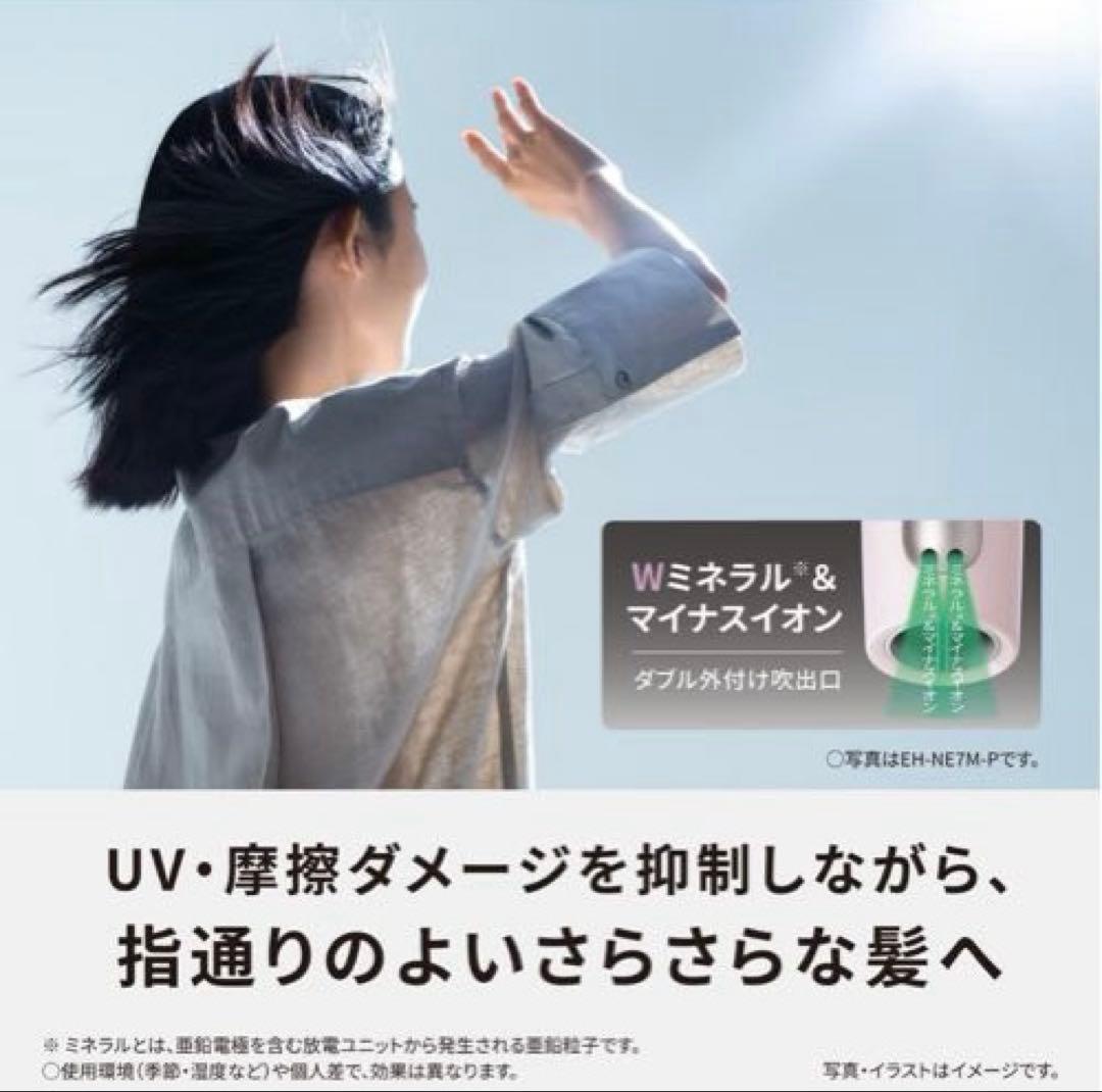 パナソニック イオニティ ミネラルマイナスイオン 大風量 EH-NE7M-H