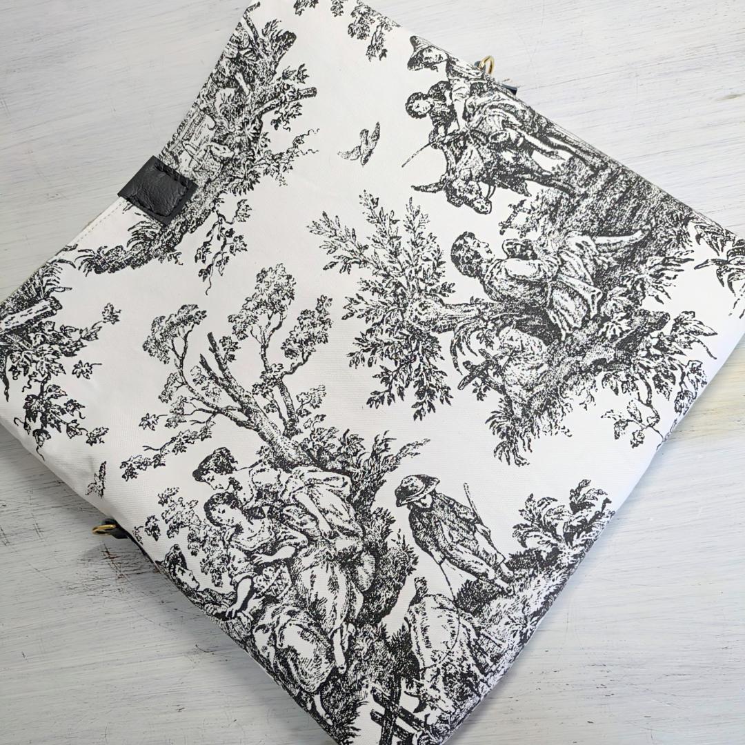 ハンドメイド＊トワルドジュイ×antiqueチェコリネン＊リバーシブル８WAY