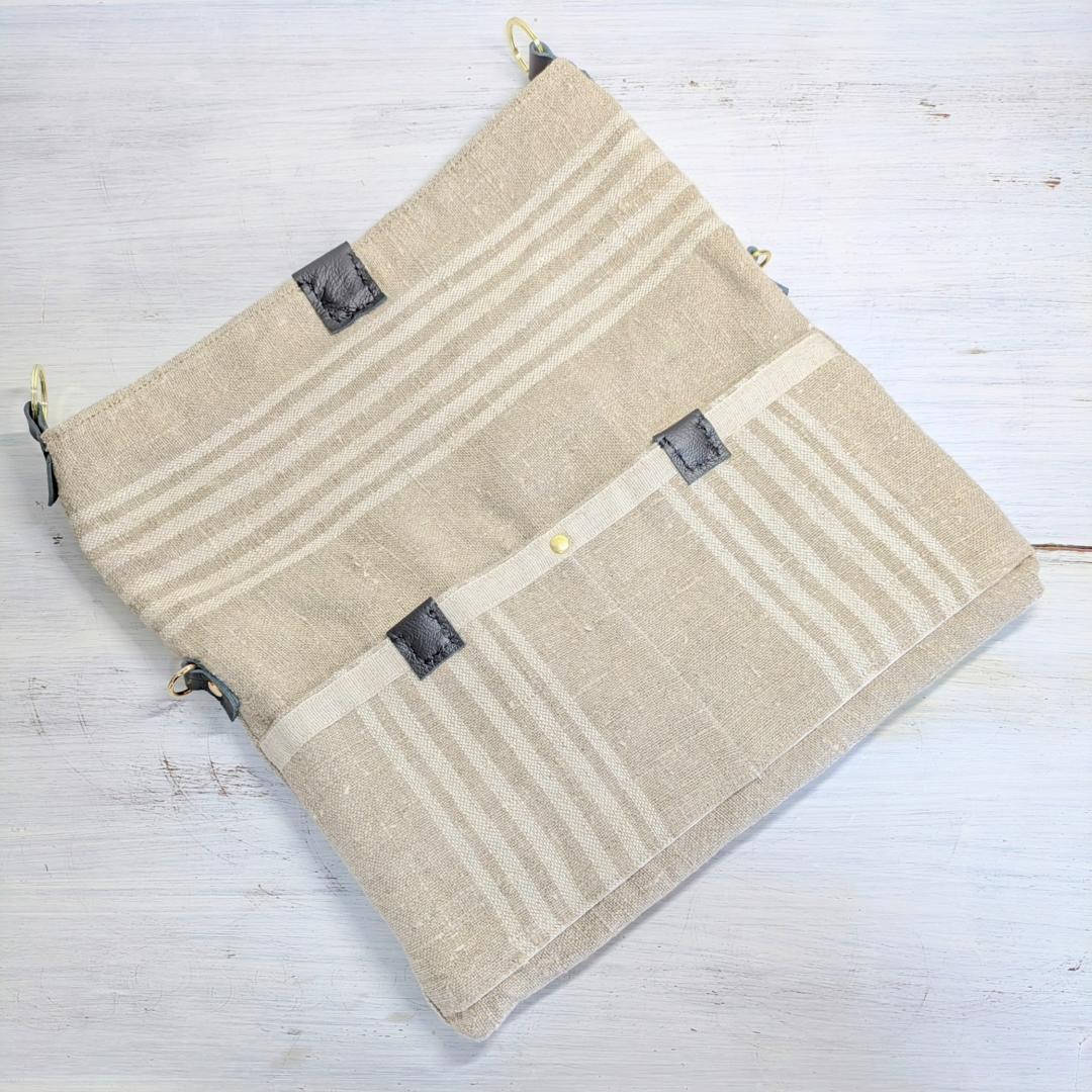 ハンドメイド＊トワルドジュイ×antiqueチェコリネン＊リバーシブル８WAY