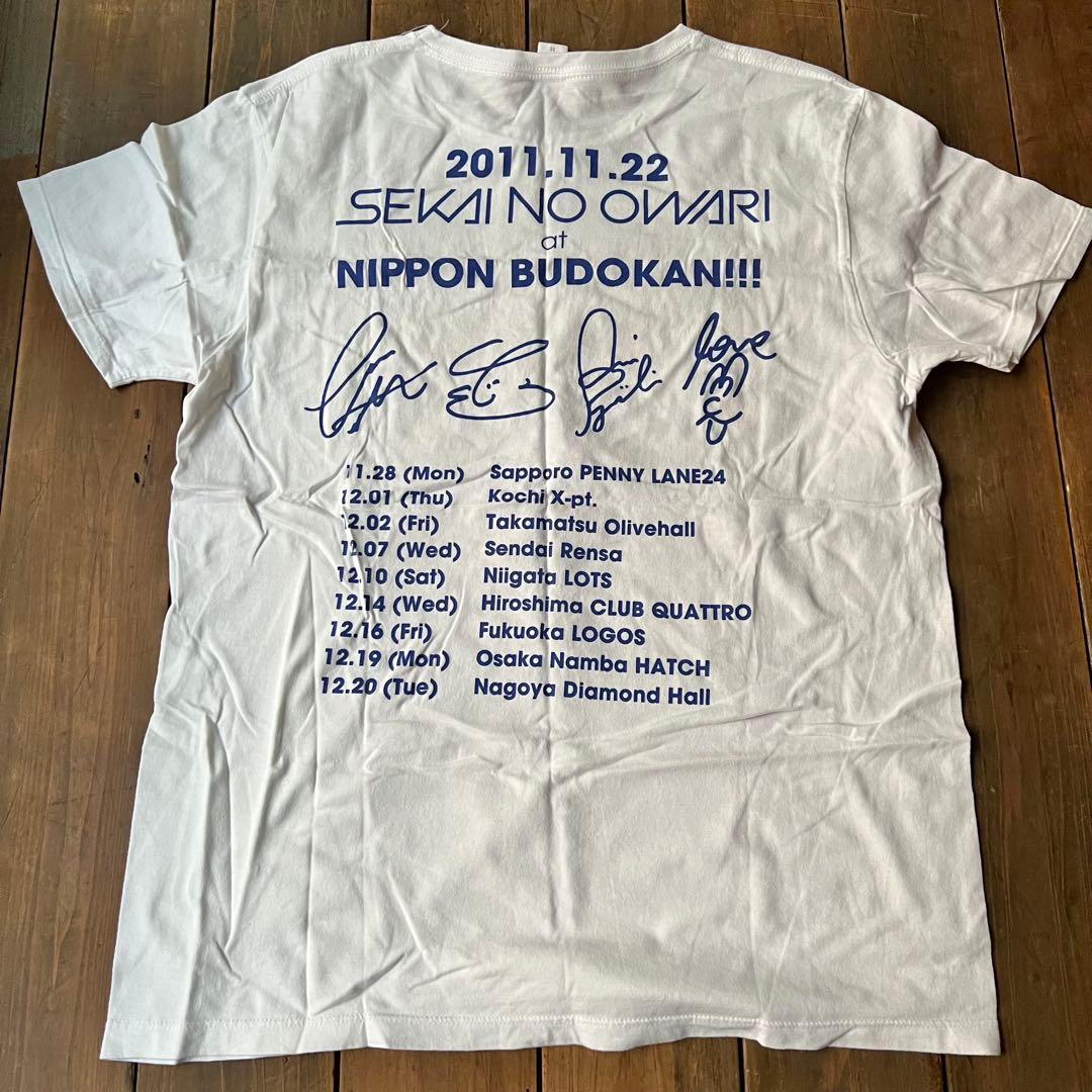 セカオワ 2011 日本武道館限定 ライブ Tシャツ 世界の終わり