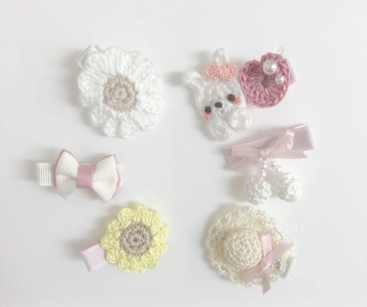 ハンドメイド　ベビーヘアクリップ  msk様