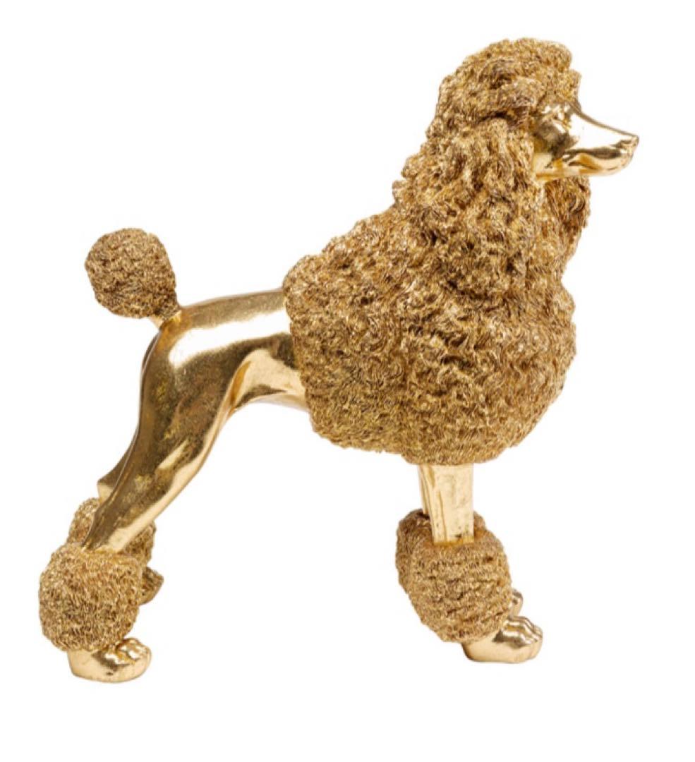 KARE ゴールド　ミセスプードル　豪華なデコフィギュア