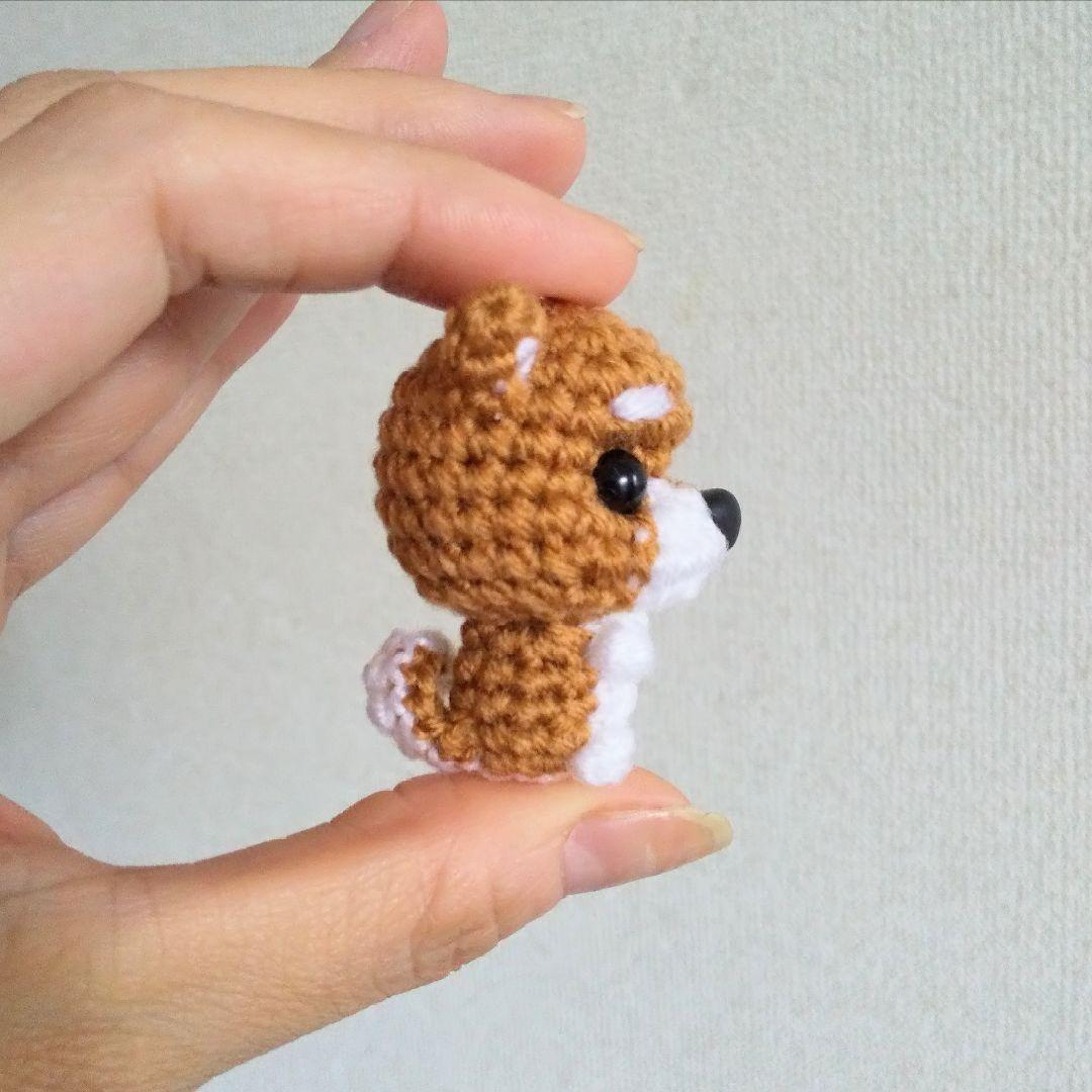 037　柴犬のあみぐるみ