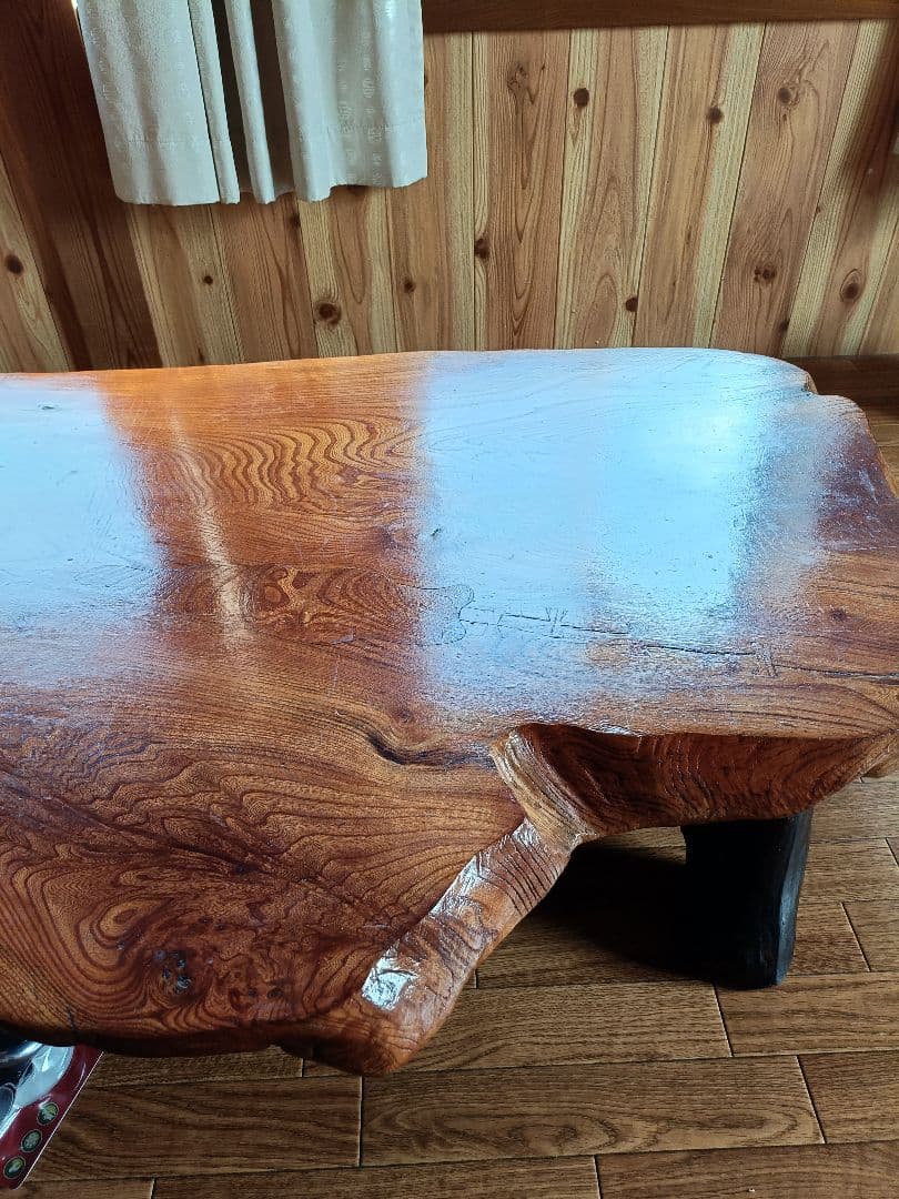 一枚板　座卓　ローテーブル