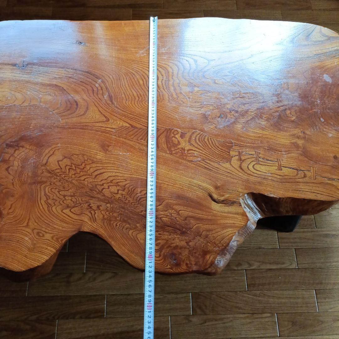 一枚板　座卓　ローテーブル