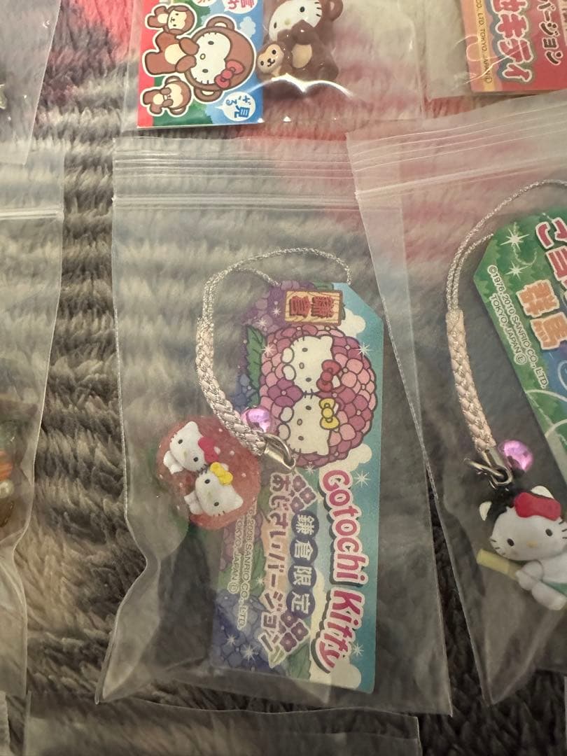 ご当地キティ ハローキティ ストラップ 15個セットW11
