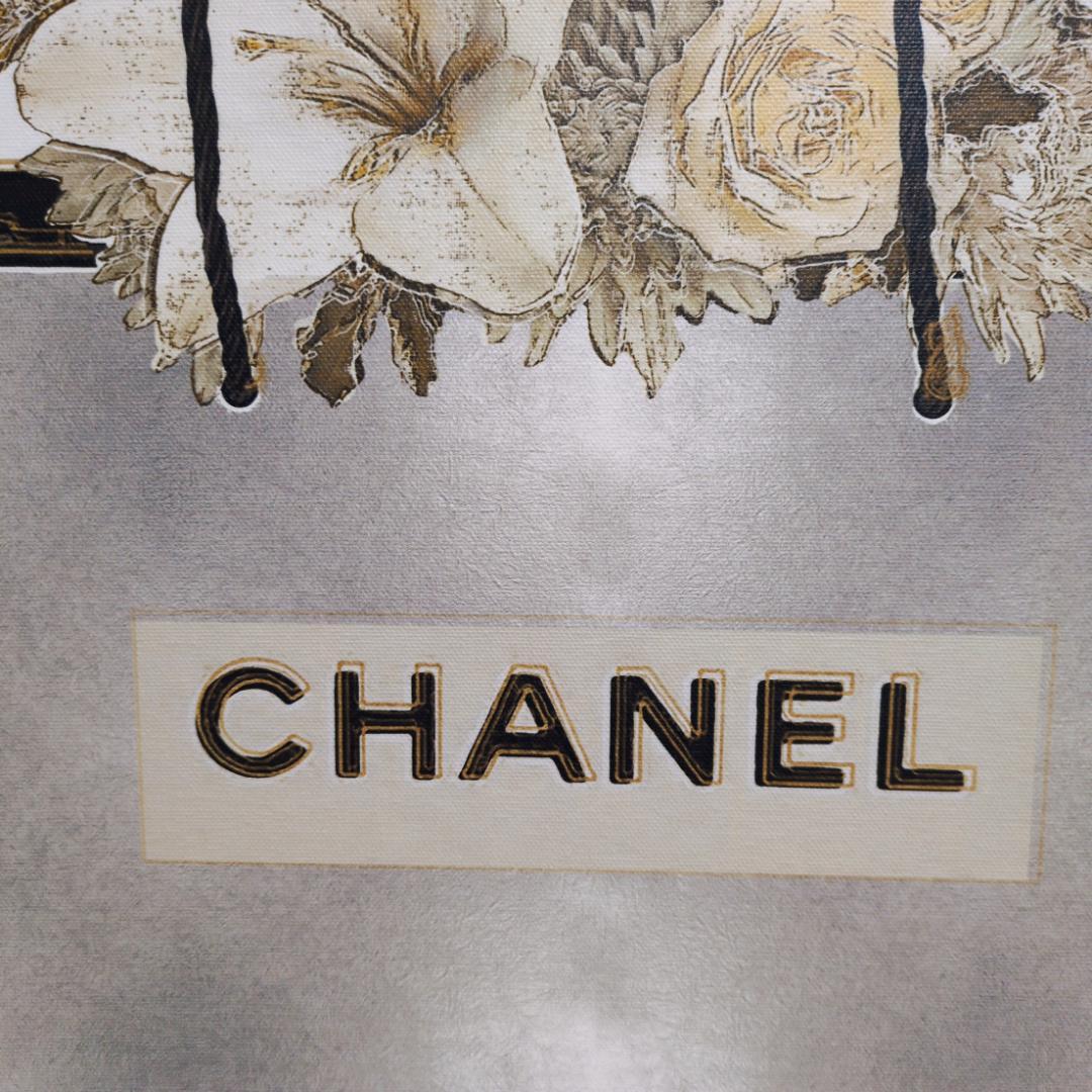 アートパネル シャネル CHANEL Mサイズ オマージュ シルバー