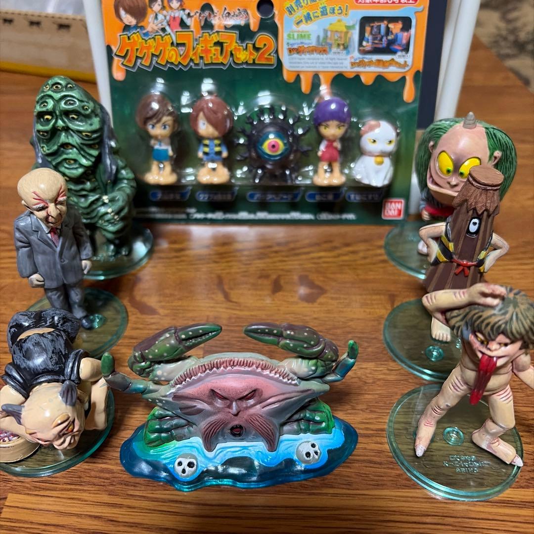 水木しげる先生の世界　ゲゲゲの鬼太郎 新旧フィギュアセット2と妖怪シリーズセット
