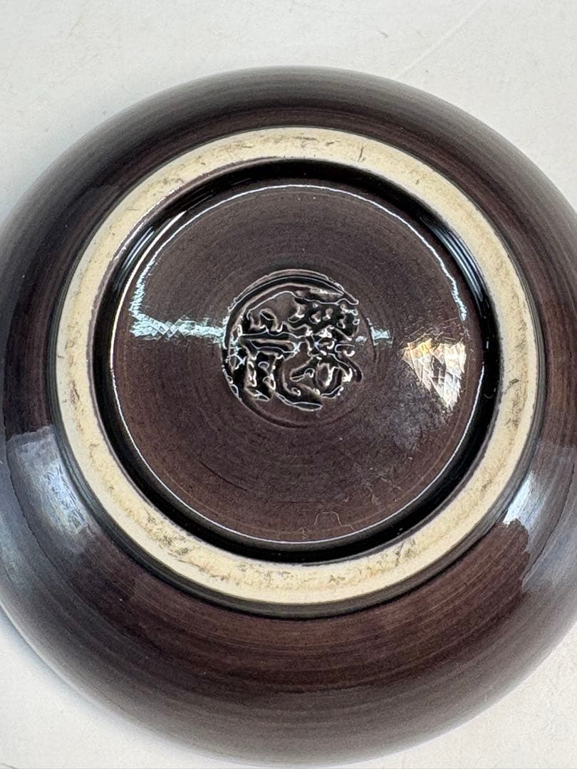 【中古品】茶道具　中村翠嵐造　交趾干支巳香合（共箱）